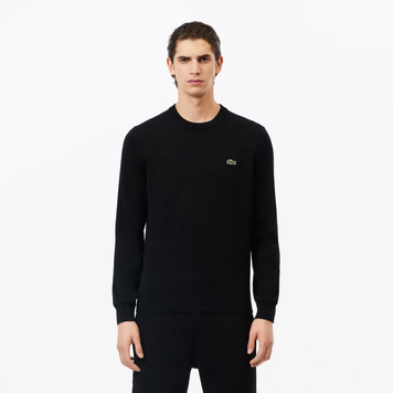 Светр чоловічий Lacoste чорний AH1985.031 фото