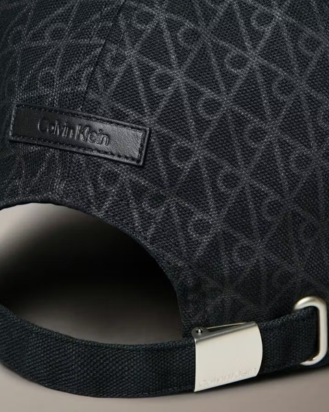 Calvin Klein кепка чорна з логотипами LV04D5029G YFR  фото