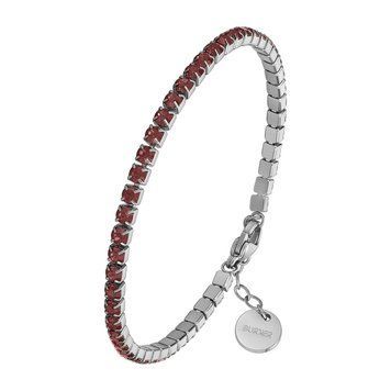 Burker Браслет Ava Silver Burgundy Bracelet JBASBUR фото