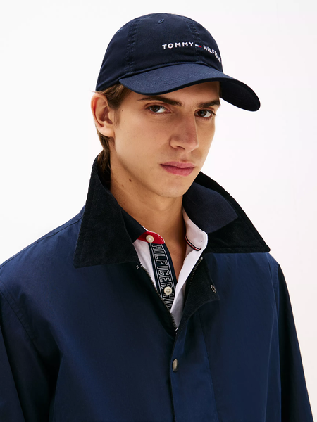Кепка чоловіча Tommy Hilfiger з написом синя 7878600-017 фото