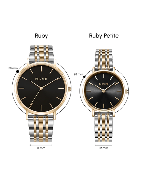 Burker годинник Ruby Petite Gold Black 3338BK фото