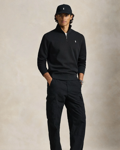 Polo Ralph Lauren пуловер чорний зі змійкою 1/4 0643RL фото