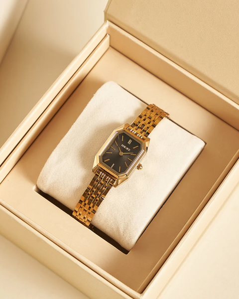 Burker годинник Isabell Petite Gold Black 3296BK фото