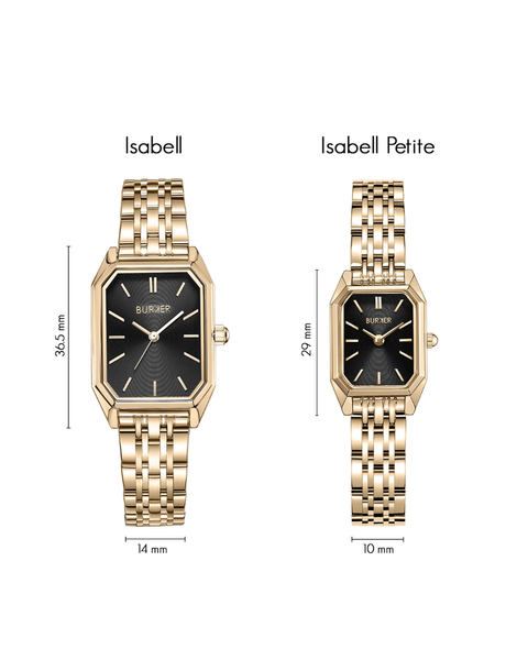 Burker годинник Isabell Petite Gold Black 3296BK фото