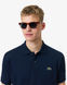 Lacoste Футболка поло синя L1212-132 фото 4