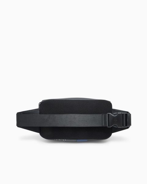 Сумка-бананка чоловіча Armani Exchange з акцентними синіми полосами XM000165AF11935MC044 фото