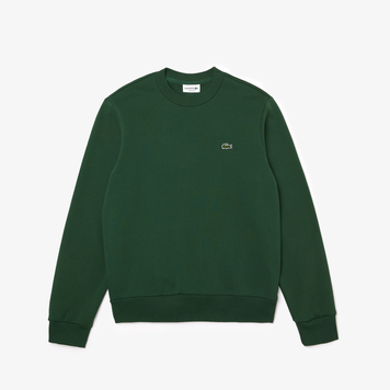 Світшот чоловічий Lacoste з круглим вирізом зелений SH9608-51 фото