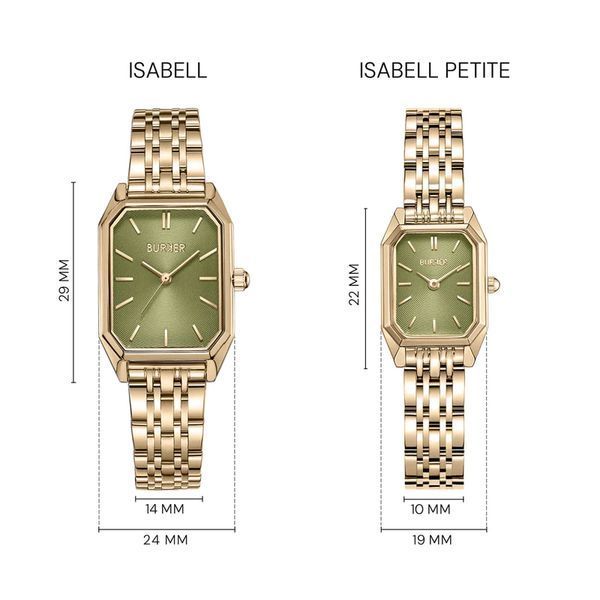 Burker годинник Isabell Petite Gold Olive Green ISAPGOG фото