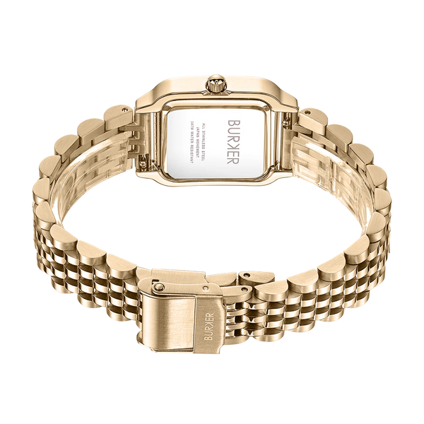 Годинник жіночий Burker Macy Gold Brown золотистий з коричневим циферблатом 3249BK фото