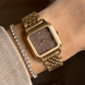 Годинник жіночий Burker Macy Gold Brown золотистий з коричневим циферблатом 3249BK фото 5