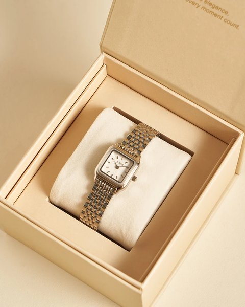 Burker годинник Macy Petite Silver White 3301BK фото