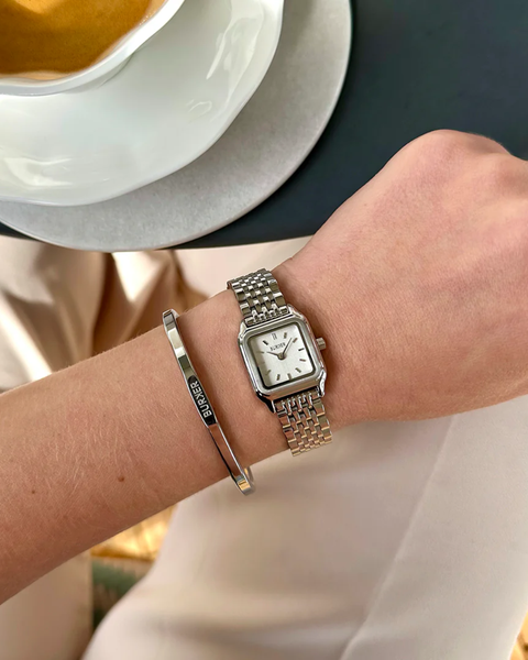 Burker годинник Macy Petite Silver White 3301BK фото