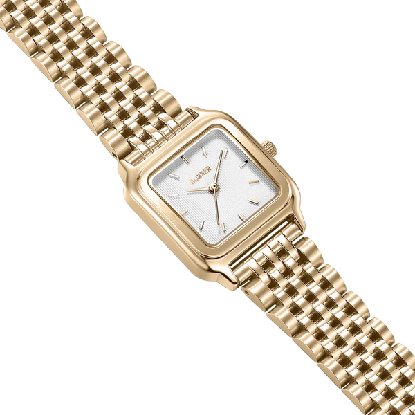 Годинник жіночий Burker Macy Gold White золотистий з білим циферблатом 3250BK фото