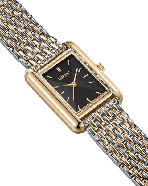 Burker годинник Olivia Black Gold Silver 3308BK фото