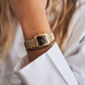 Годинник жіночий Burker Macy Gold Black з чорним циферблатом 3248BK фото 4