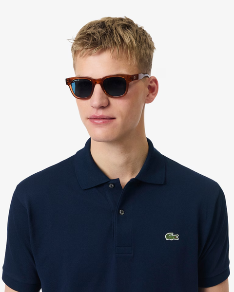 Lacoste Футболка поло синя L1212-132 фото