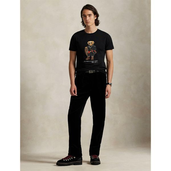 Ralph Lauren Футболка чорна з ведмедиком 0141RL фото
