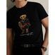 Ralph Lauren Футболка чорна з ведмедиком 0141RL фото 2
