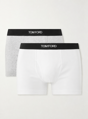 Tom Ford Труси 2х білі, сірі 1918TF фото