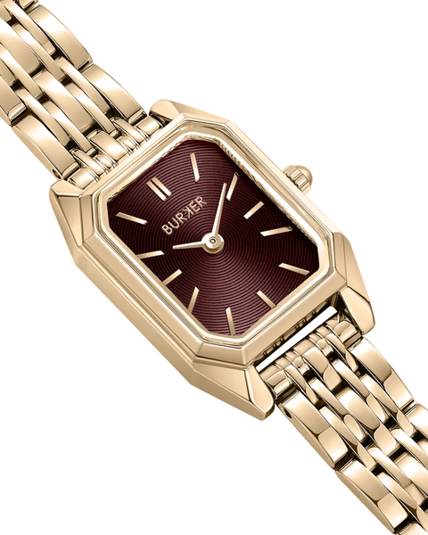 Burker годинник Isabell Petite Gold Burgundy 3292BK фото