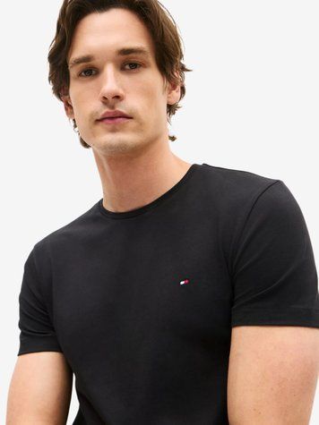 Футболка чоловіча Tommy Hilfiger з логотипом чорна 78JA560-100 фото
