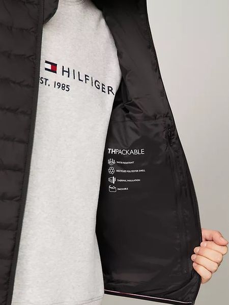 Куртка чоловіча Tommy Hilfiger демісезонна чорна 78J6192-FAP фото