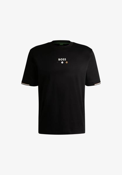 Hugo Boss футболка чорна теніс 0150H фото