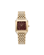 Burker Годинник жіночий Macy Gold Burgundy 3266BK фото 1