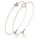 Burker набір браслетів сердечко Sophia-Chic-Gold фото 1