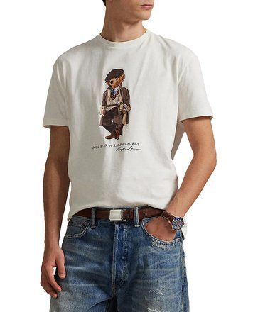 Ralph Lauren Футболка біла з ведмедиком 0144RL фото