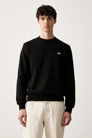 Кофта чоловіча Lacoste чорна SH9801 фото