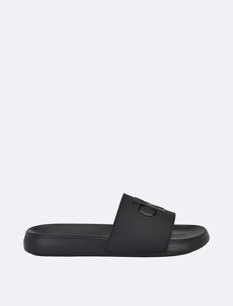 Тапки чоловічі Calvin Klein літні з логотипом чорні 82653004-002 фото