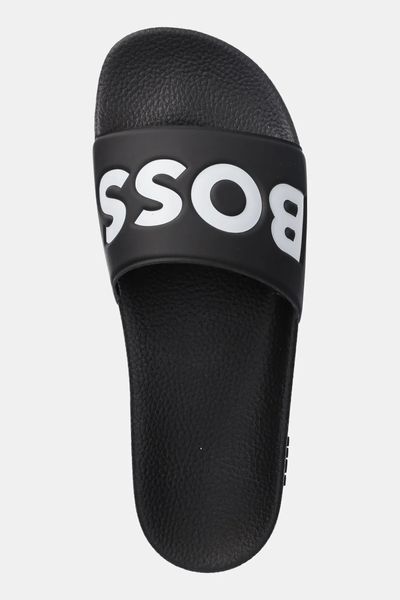 Boss Тапки чорні біле лого 50536835.002 фото