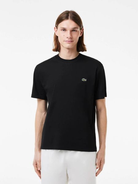 Футболка чоловіча Lacoste з логотипом чорна TH7318.031 фото