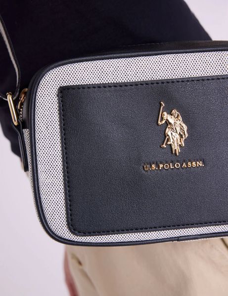 U.S.Polo Сумка чорна CANVAS 3377PL фото
