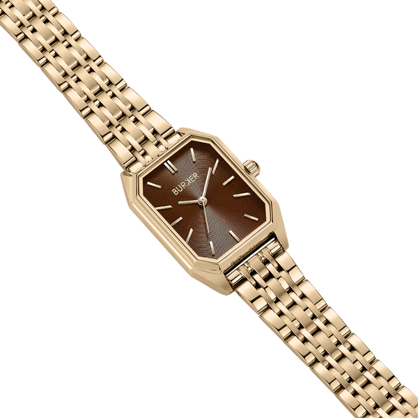 Годинник жіночий Burker Isabell Gold Brown коричневий 3169BK фото
