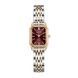 Burker Годинник жіночий Isabell Petite Gold Silver Burgundy 3444BK фото 1