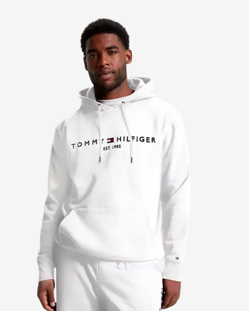 Худі чоловіче Tommy Hilfiger з вишитим лого біле 78J9503-FAP фото