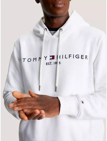 Худі чоловіче Tommy Hilfiger з вишитим лого біле 78J9503-FAP фото