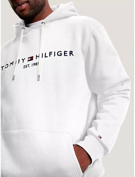 Худі чоловіче Tommy Hilfiger з вишитим лого біле 78J9503-FAP фото