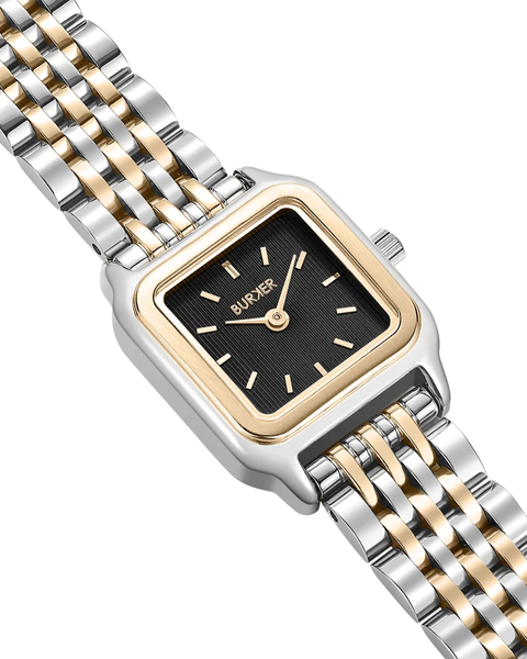 Burker годинник Macy Petite Black Gold Silver 3319BK фото