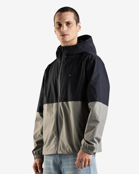 Tommy Hilfiger вітрівка чоловіча сіро-синя XM07287-DW5  фото