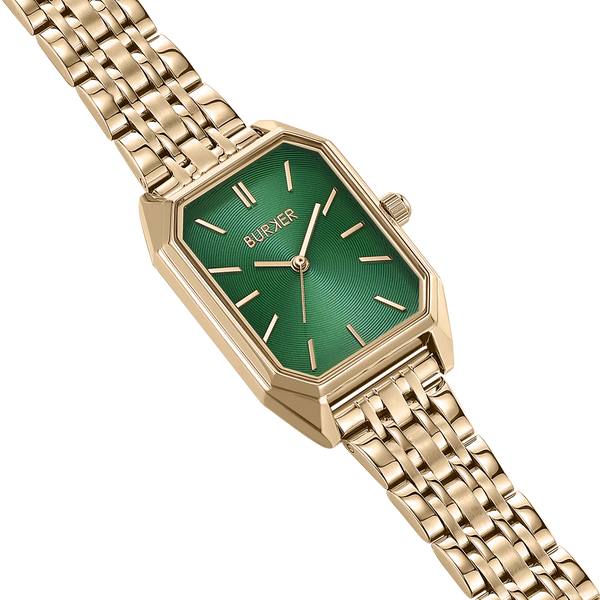 Годинник жіночий Burker Isabell Gold Green зелений 3172BK фото
