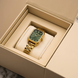 Годинник жіночий Burker Isabell Gold Green зелений 3172BK фото 4