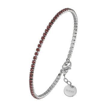 Burker Браслет Ava Petite Silver Burgundy Bracelet BASPBUR  фото