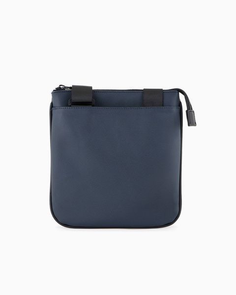 Сумка чоловіча Armani Exchange з акцентними полосами синя 3382AX фото