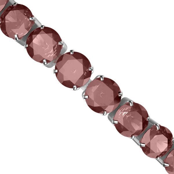 Burker Браслет Ava Petite Silver Burgundy Bracelet BASPBUR  фото