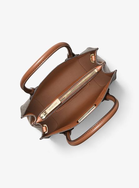Сумка Michael Kors Mercer Medium Logo Color BROWN 35S1GM9M2B  фото