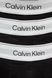 Calvin Klein Труси 3х чорні з білою резинкою 000NB1770A-XWB фото 3