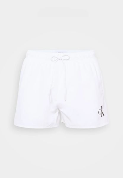 Calvin Klein Плавки білі з чорним лого KM0KM01101 фото